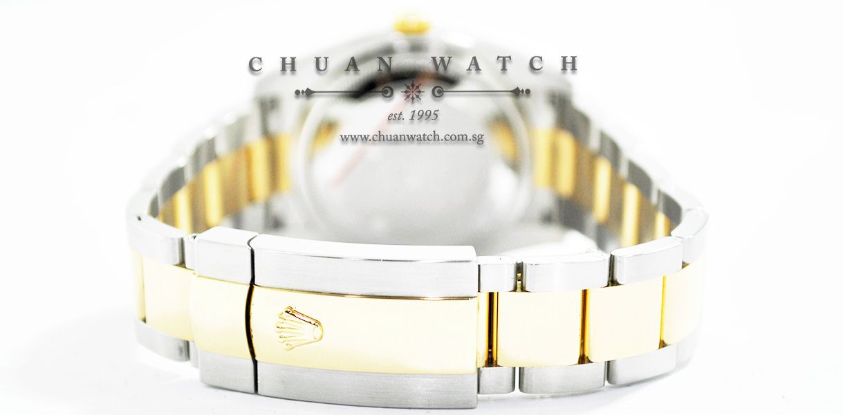 Rolex Gents DateJust Two-Tone 36mm 116243 White MOP Diamonds - Image 4