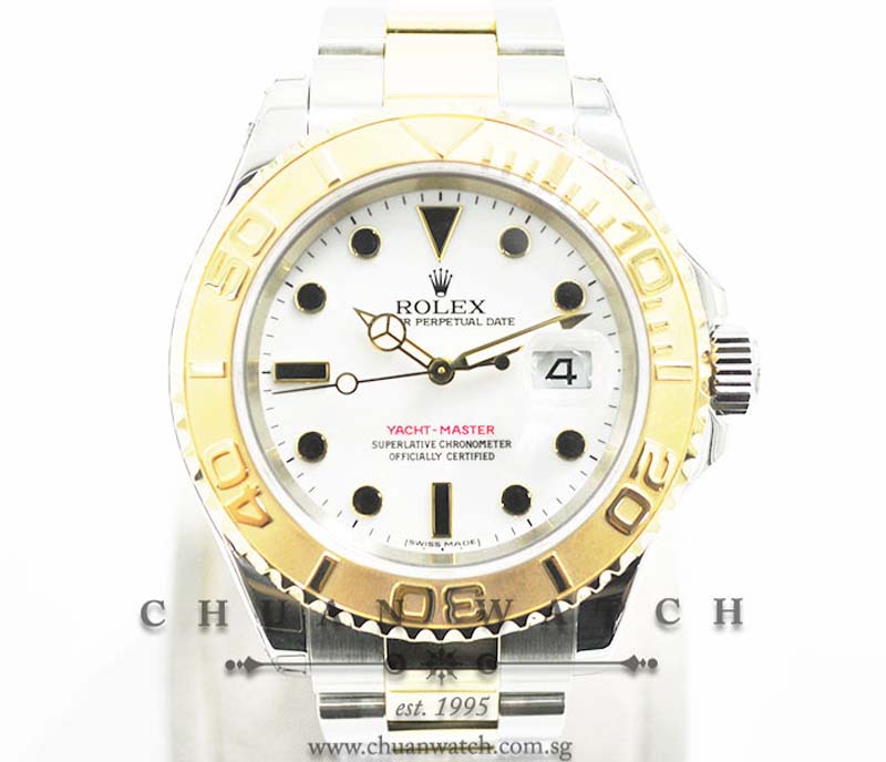 Rolex Gents Yacht-Master Two-Tone 40mm 16623 White Index - Discontinued