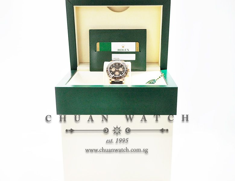 Rolex Cosmograph Daytona Everose Oysterflex 116515LN Black Index - Image 5