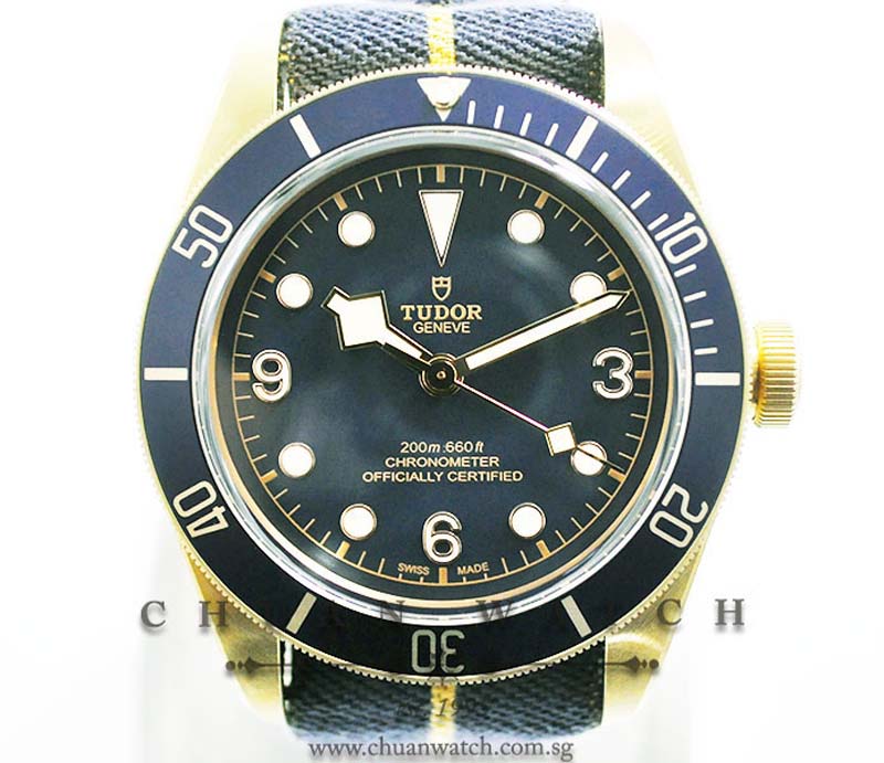 Tudor Heritage Black Bay Bronze Blue Bucherer Edition 43mm 79250BB
