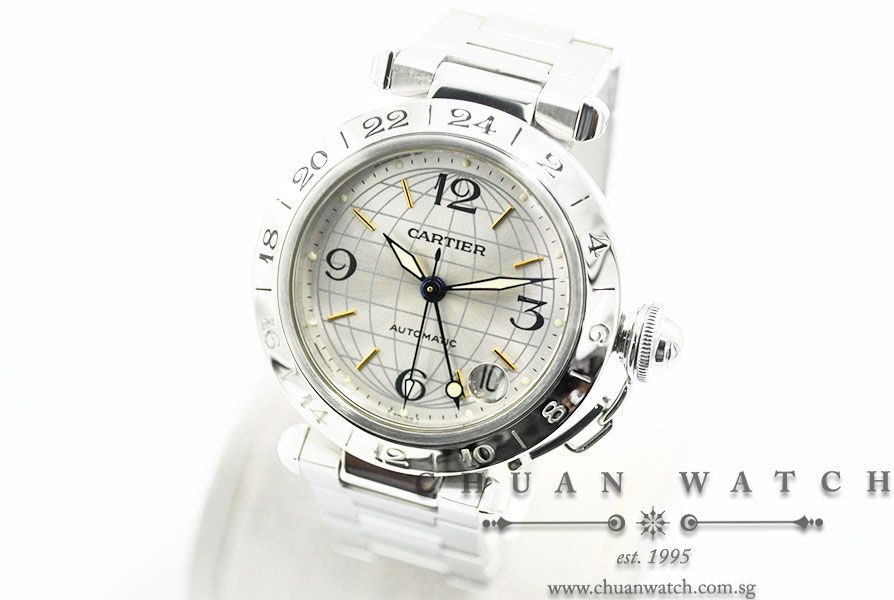 Cartier Pasha C GMT Automatic 35mm 2377 - Discontinued - Image 2