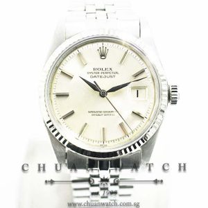 Rolex Vintage Gents DateJust 36mm 1601 Silver Sunburst Index - Discontinued
