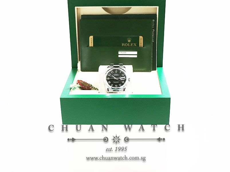 Rolex Gents DateJust 36mm 116200 Black Concentric Arabic - Discontinued - Image 5