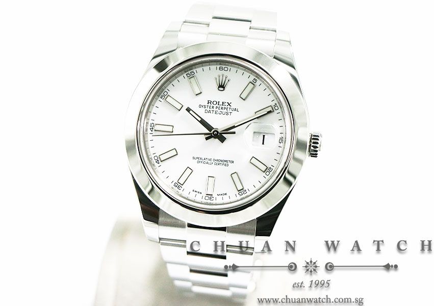 Rolex DateJust II 41mm 116300 White Index - Discontinued - Image 2
