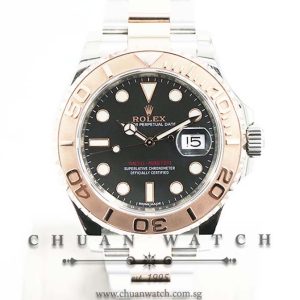 Rolex Gents Yacht-Master Two-Tone 40mm 116621 Black