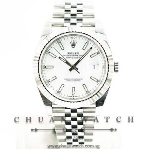 Rolex DateJust 41 126334 White Index