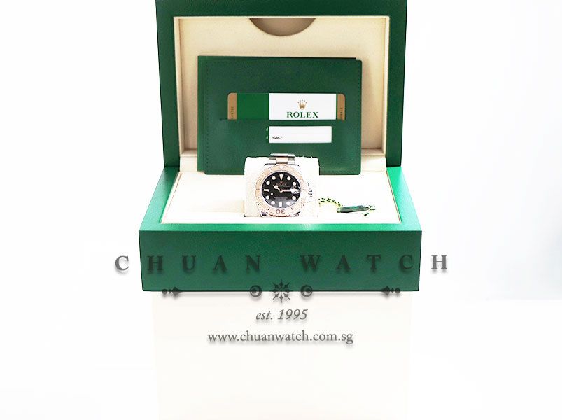 Rolex Midsize Yacht-Master Two-Tone 37mm 268621 Black - Image 5