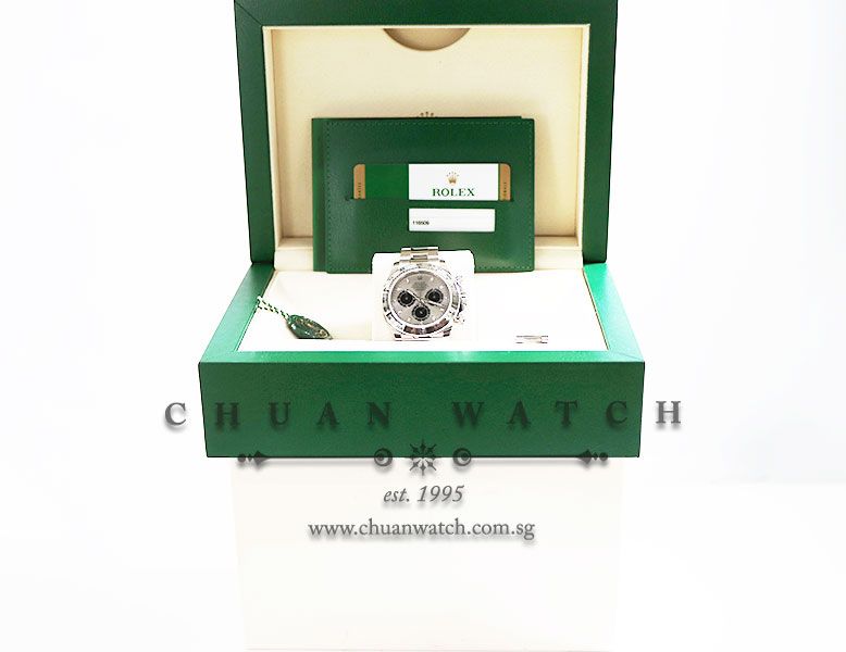 Rolex Cosmograph Daytona White Gold 116509 Steel Sunburst Panda - Image 5