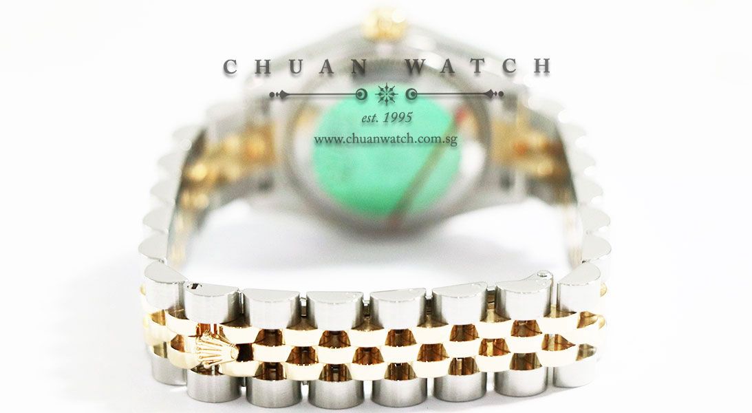 Rolex Ladies DateJust Two-Tone 26mm 179173 Champagne Sunburst Roman - Discontinued - Image 4