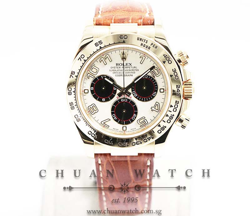 Rolex Cosmograph Daytona Yellow Gold 116518 Panda - Discontinued