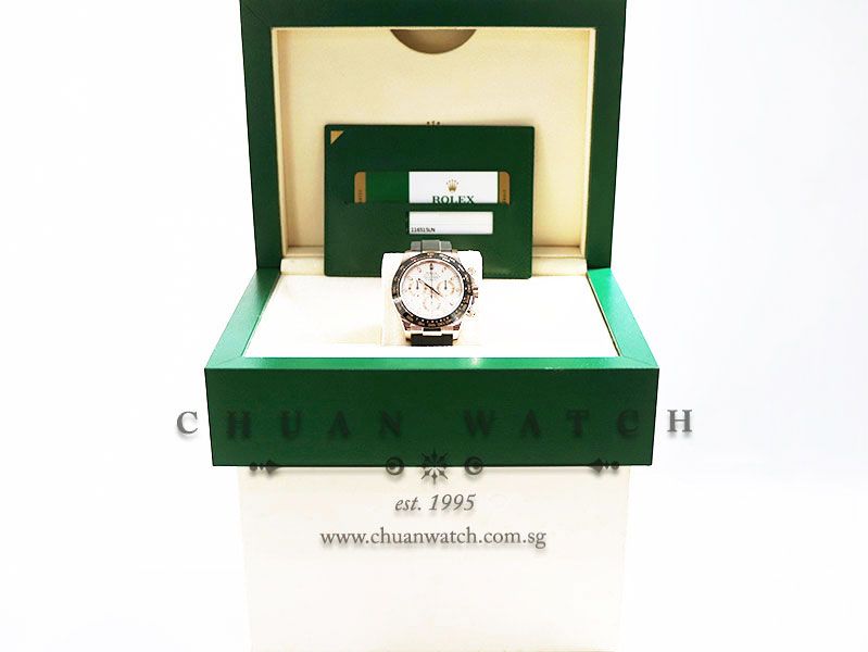 Rolex Cosmograph Daytona Everose Oysterflex 116515LN Ivory Index - Image 5