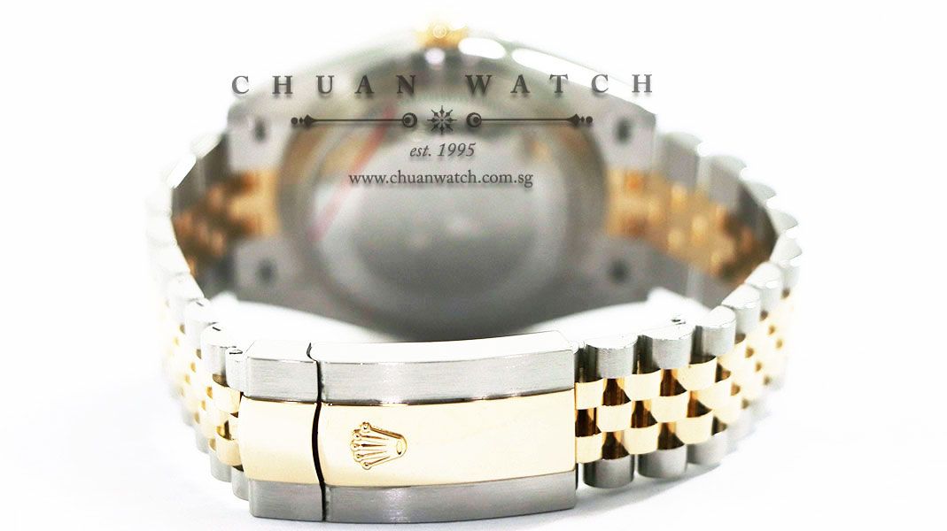 Rolex DateJust 41 Two-Tone 126333 Black Diamonds - Image 4