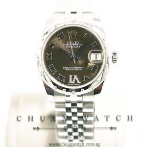 Rolex Boys DateJust 31mm 178344 Bronze Roman VI 11BR