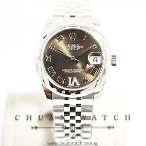 Rolex Boys DateJust 31mm 178344 Bronze Roman VI 11BR
