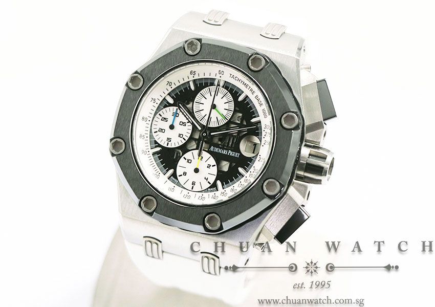 Audemars Piguet Royal Oak Offshore Rubens Barrichello II RB2 Titanium 42mm 26078IO - Limited Edition of 1000 Pieces Only - Image 2