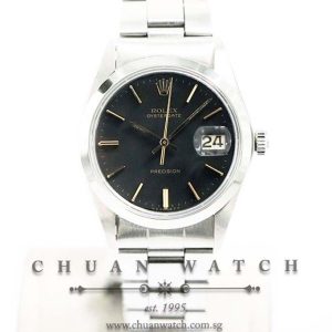 Rolex Vintage Oysterdate Precision 34mm 6694 Black Index - Discontinued