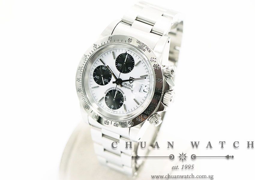 Tudor Oysterdate Chronograph Big Block 40mm 79180 Panda - Discontinued - Image 2