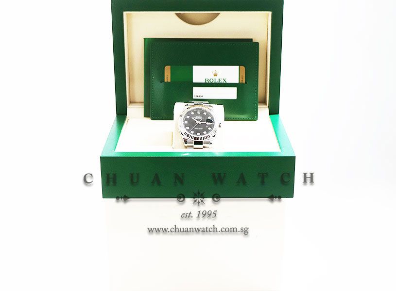Rolex DateJust 41 126334 Black Diamonds - Image 5