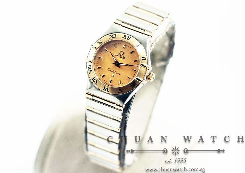Omega Ladies Mini Constellation 95 Two-Tone Quartz 22.5mm 1262.10.00 - Discontinued - Image 2