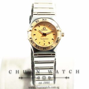 Omega Ladies Mini Constellation 95 Two-Tone Quartz 22.5mm 1262.10.00 - Discontinued