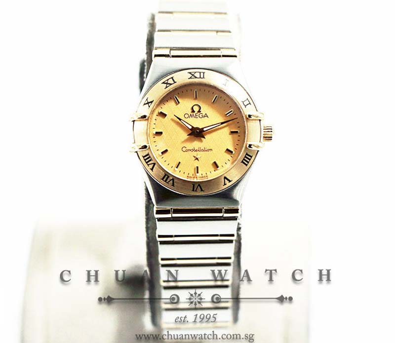 Omega Ladies Mini Constellation 95 Two-Tone Quartz 22.5mm 1262.10.00 - Discontinued