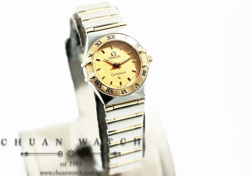 Omega Ladies Mini Constellation 95 Two-Tone Quartz 22.5mm 1262.10.00 - Discontinued - Image 3