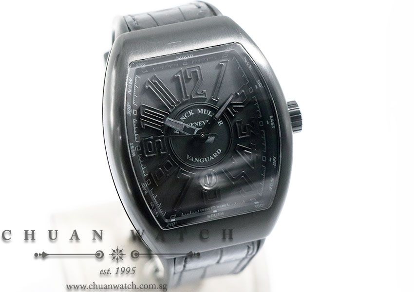 Franck Muller Vanguard PVD-Titanium All Black V 45 SC DT TT NR BR NR - Image 3