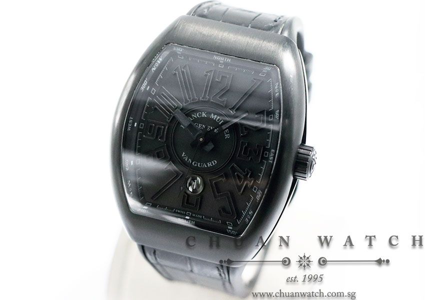 Franck Muller Vanguard PVD-Titanium All Black V 45 SC DT TT NR BR NR - Image 2