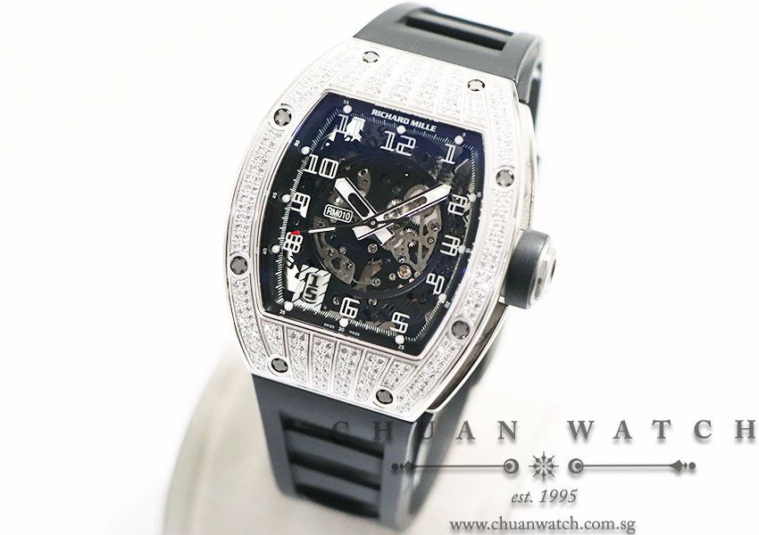 Richard Mille RM010 White Gold Top Diamonds - Image 2