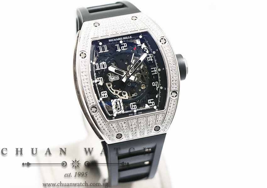 Richard Mille RM010 White Gold Top Diamonds - Image 3