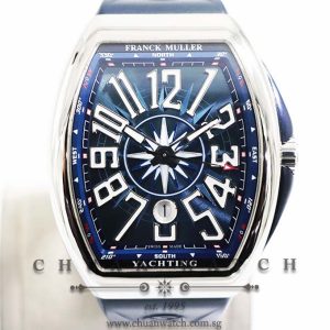 Franck Muller Vanguard Yachting Steel V 45 SC DT AC BL