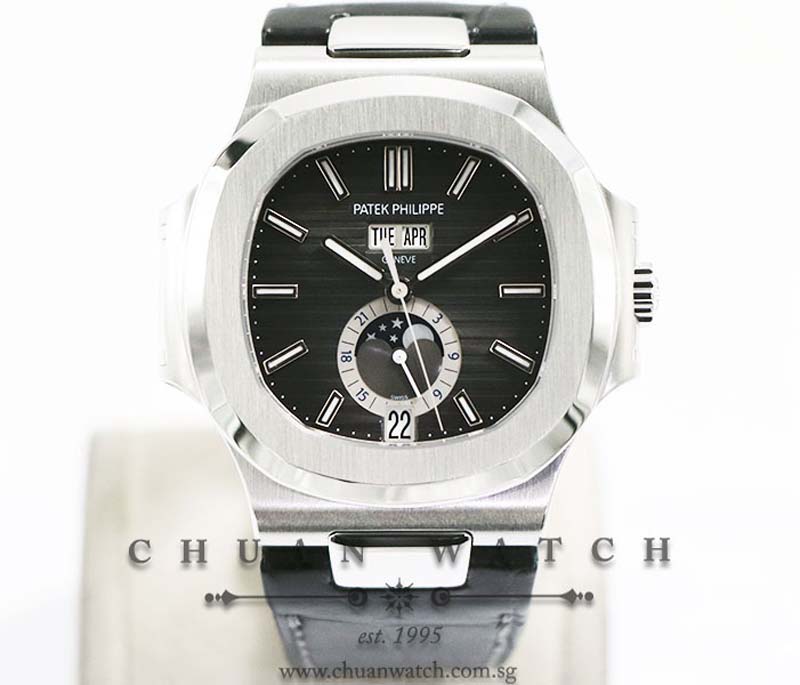 Patek Philippe Nautilus Steel Annual Calendar MoonPhase 40.5mm 5726A-001