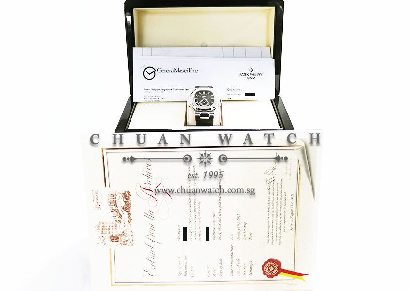 Patek Philippe Nautilus Steel Annual Calendar MoonPhase 40.5mm 5726A-001 - Image 5