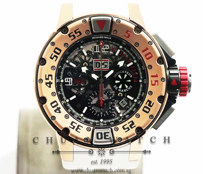 Richard Mille Divers Annual Calendar Flyback Chronograph RM032 Rose Gold - Discontinued