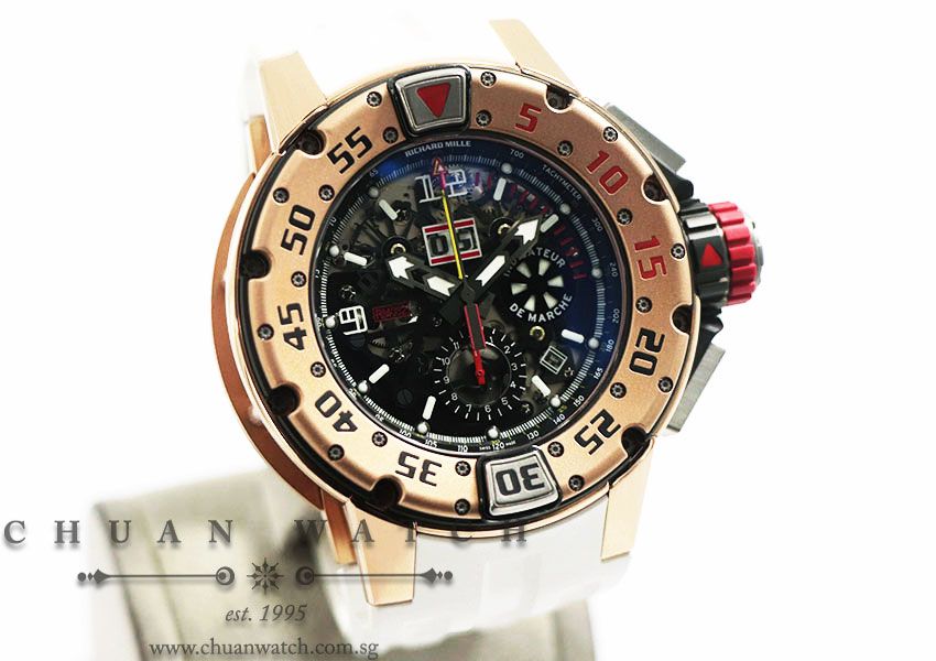 Richard Mille Divers Annual Calendar Flyback Chronograph RM032 Rose Gold - Discontinued - Image 3
