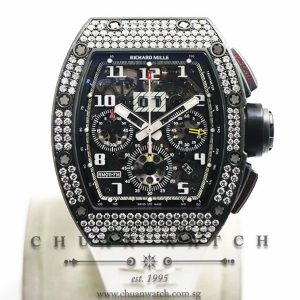 Richard Mille RM011 DLC White Gold/Titanium Top Diamonds Asia Edition - Limited Edition of 10 Pieces Only