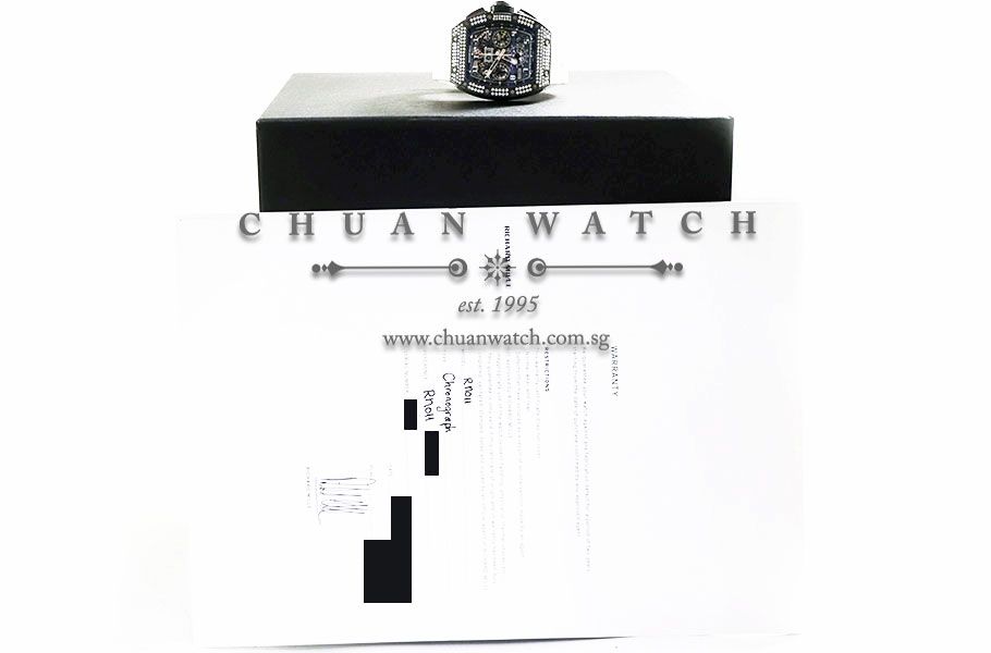 Richard Mille RM011 DLC White Gold/Titanium Top Diamonds Asia Edition - Limited Edition of 10 Pieces Only - Image 5
