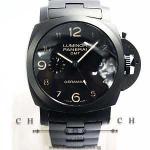 Panerai Luminor 1950 3-Days GMT Tuttonero Ceramica 44mm Pam 438 R - Discontinued