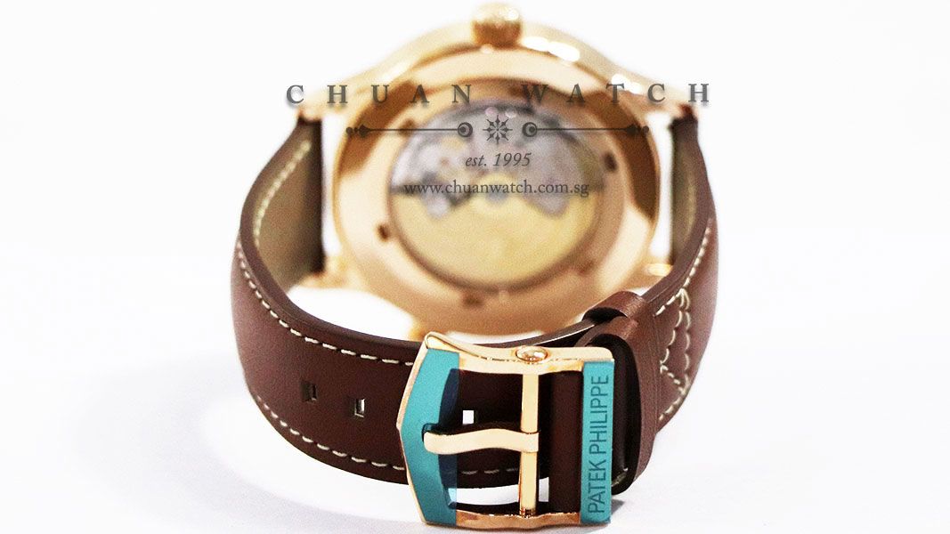 Patek Philippe Calatrava Pilot Travel Time Rose Gold 42mm 5524R-001 - Image 2