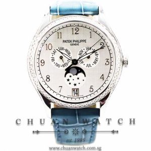 Patek Philippe Ladies Annual Calendar MoonPhase White Gold 38mm 4947G-010