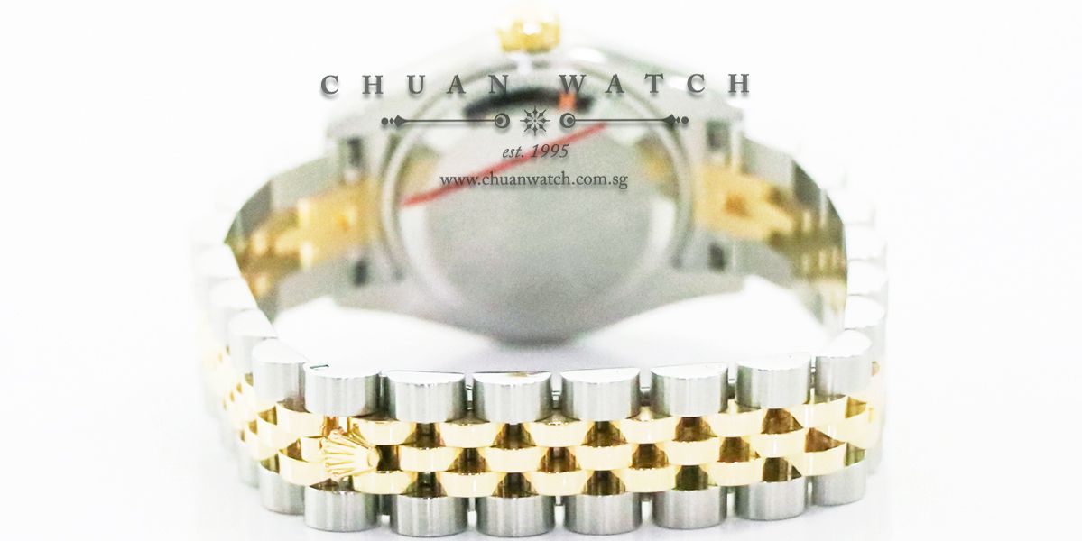 Rolex Ladies DateJust Two-Tone 26mm 179173 Yellow Gold Crystal Diamonds - Discontinued - Image 2