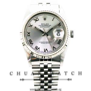 Rolex Gents DateJust 36mm 16234 Silver Roman - Discontinued