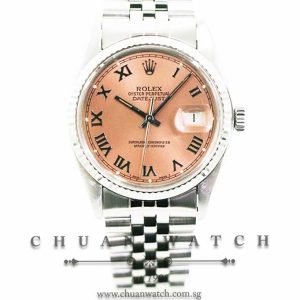 Rolex Vintage Gents DateJust 36mm 16014 Salmon Roman (Reconditioned) - Discontinued