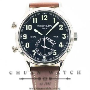Patek Philippe Calatrava Pilot Travel Time White Gold 42mm 5524G-001