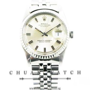 Rolex Vintage Gents DateJust 36mm 1603 Silver Pie-Pan Index - Discontinued
