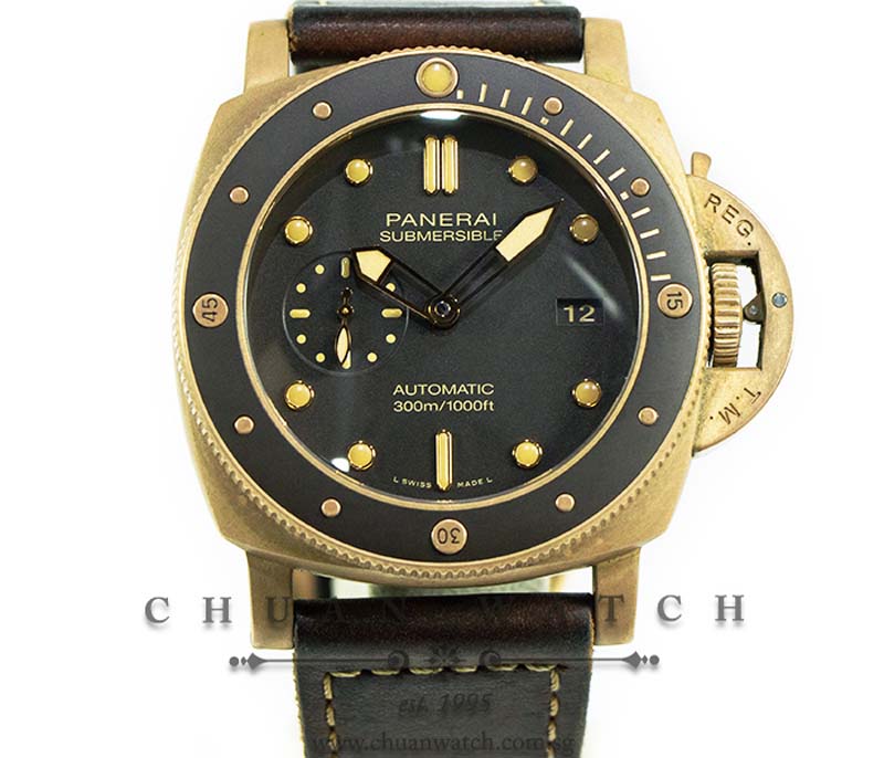 Panerai Submersible 1950 3-Days Bronzo 47mm Pam 968 W