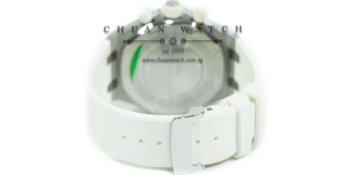 Audemars Piguet Ladies Royal Oak Offshore Steel 37mm 26048SK White - Discontinued - Image 2
