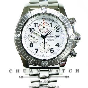 Breitling Super Avenger 48.4mm A13370 White - Discontinued