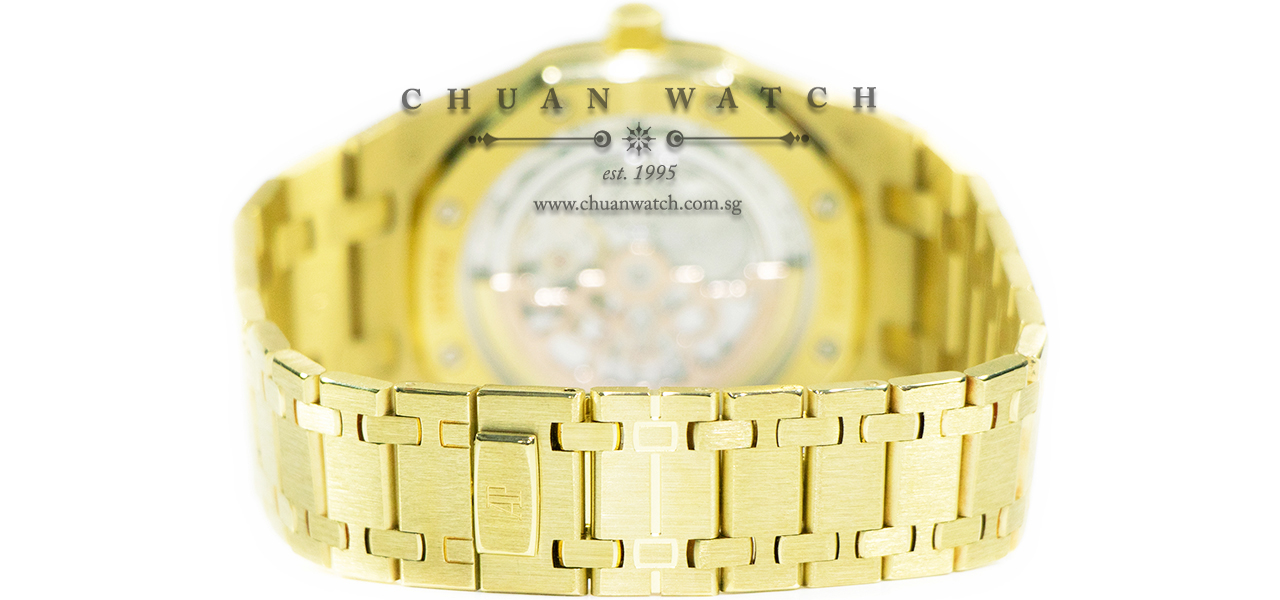 Audemars Piguet Royal Oak Automatic Jumbo Extra-Thin Pre-Anniversary Yellow Gold 39mm 15202BA Silver - Discontinued - Image 2