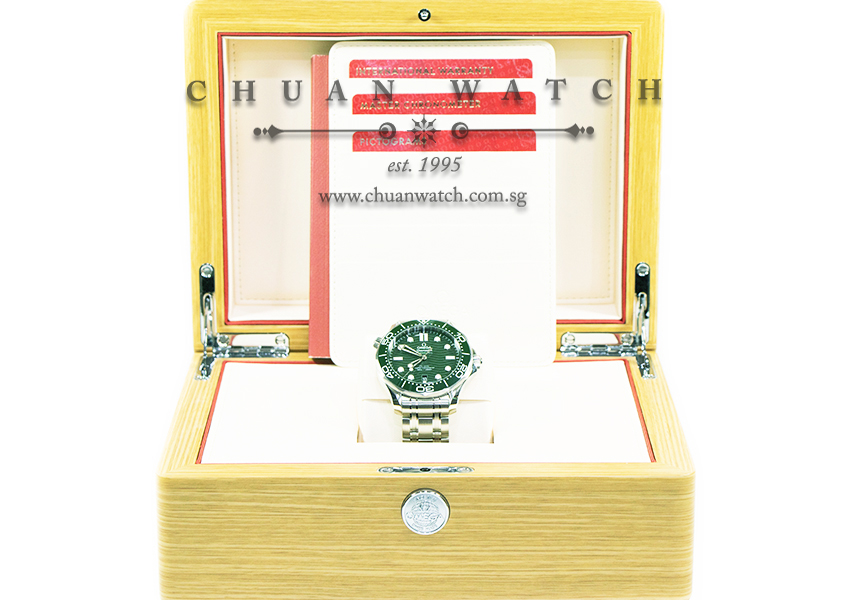 Omega Seamaster Diver 300M Co-Axial Master Chronometer 42mm 210.30.42.20.10.001 Green - Image 3